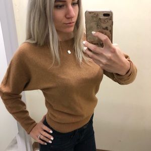 Tan Crew Neck H&M Sweater